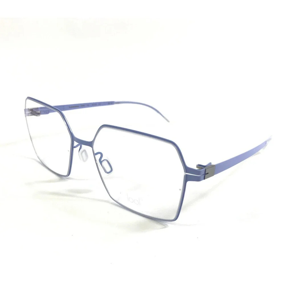 lool Eyewear Eyeglasses Frames HEXIA PU Matte Lavender Purple Hexagon 53-16-137